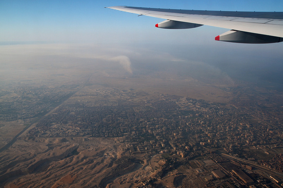 View of Cairo from the air
